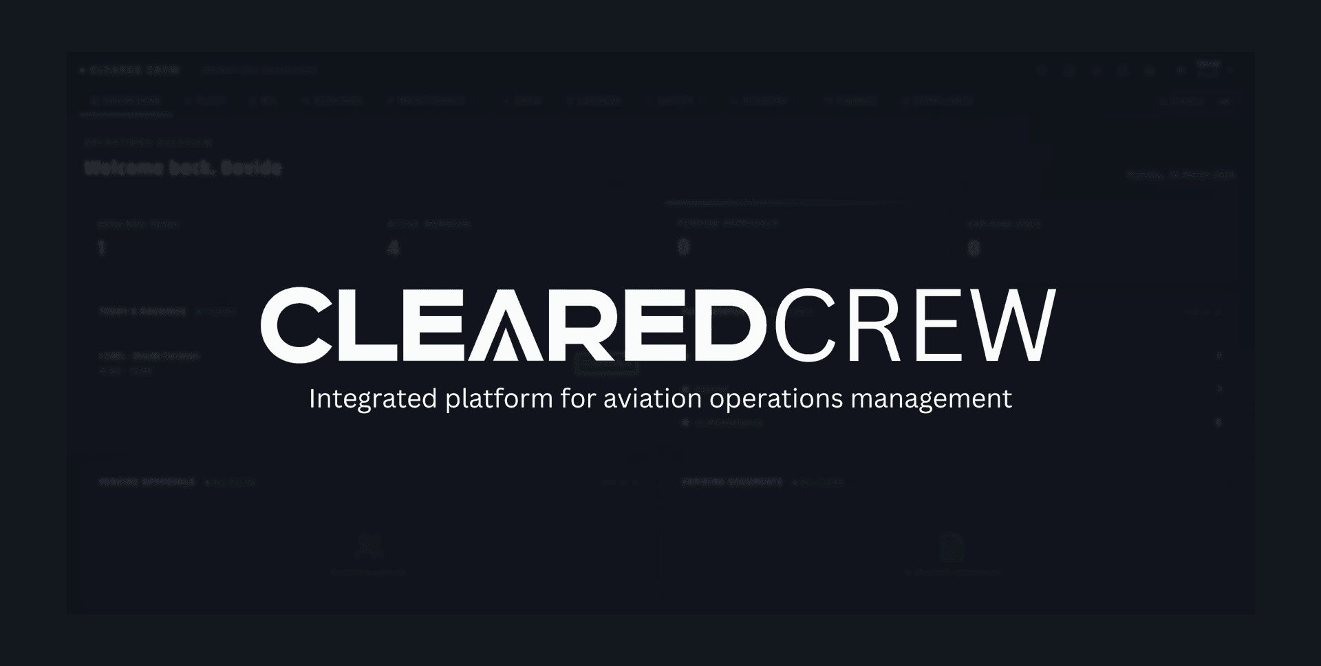 Cleared Crew Dashboard